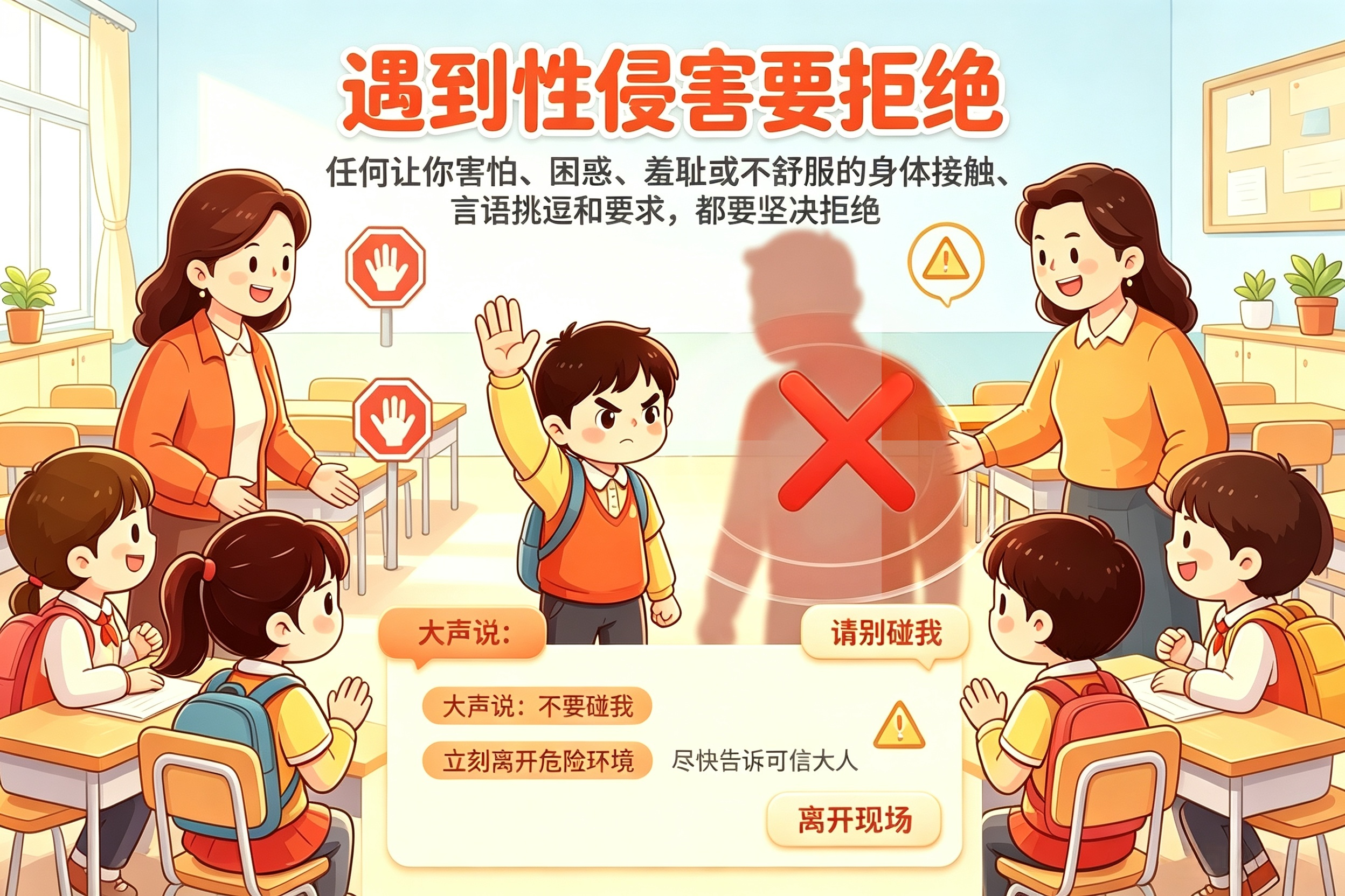 身体边界安全教育绘本